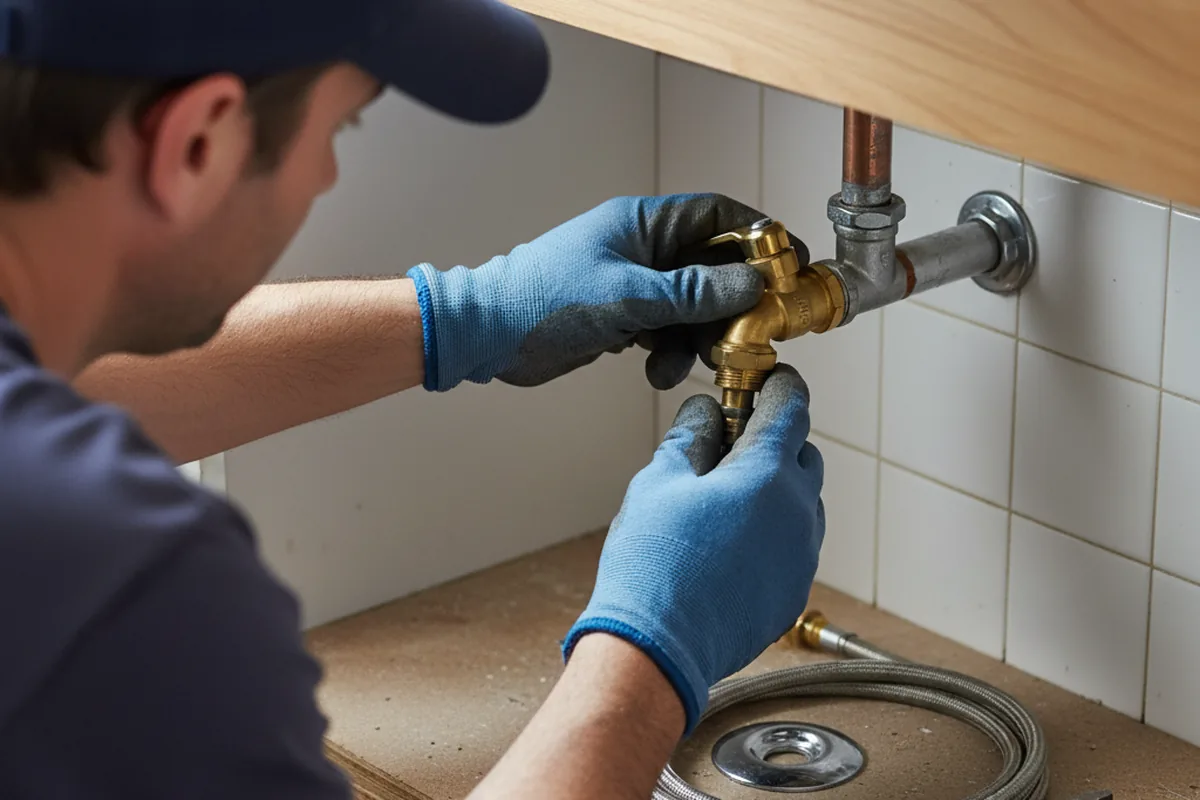 Shutoff valve and fitting work during Emergency Plumbing in Gloversville